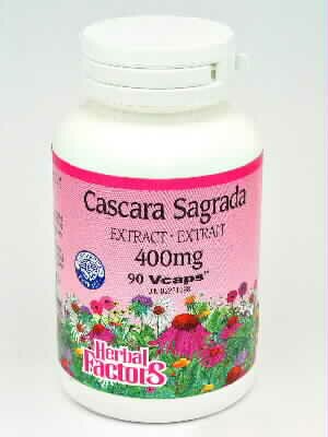 Herbal Factors Cascara Sagrada Extract - 400 mg.